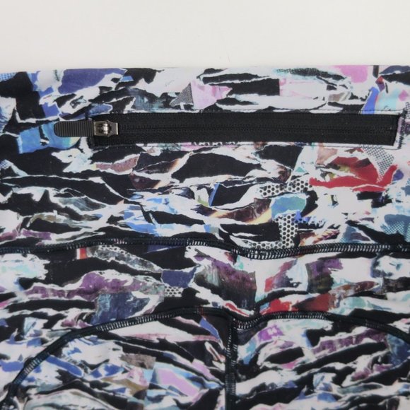 Lululemon Break Free Crop Nulux 17" Culture Clash Size 4 - Picture 9 of 11